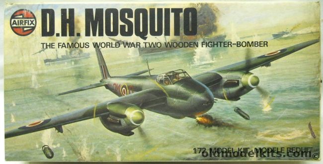 Airfix 1/72 DH Mosquito - Mk.II / VI / XVII - RAF 23rd Sq / 248/254 Sq / 1 Sq, 03019-3 plastic model kit
