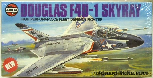 Airfix 1/72 Douglas F4D-1 Skyray - Navy or Marines - (F4D1), 03027-4 plastic model kit