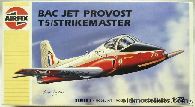 Airfix 1/72 BAC Strikemaster / Jet Provost MK5 - Royal New Zealand Air Force RNZAF No.14 Sq Ohakea 1978 or RAF No. 1 Flying Training School Linto-On-Ouse 1982, 03049 plastic model kit