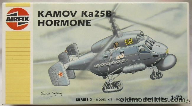 Airfix 1/72 Kamov Ka-25B Hormone - ASW Helicopter, 03058 plastic model kit
