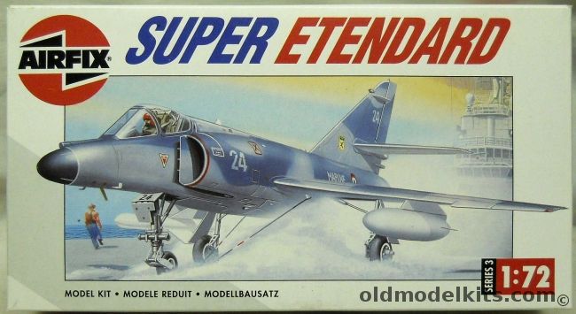 Airfix 1/72 Super Entendard - Argentina Navy Espora Air Base Late 1982 / French Aeronavale No.17 Flotille 1989, 03060 plastic model kit