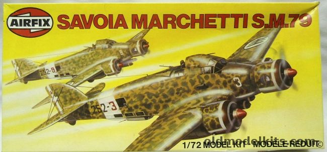 Airfix 1/72 Savoia-Marchetti SM-79, 04007-3 plastic model kit