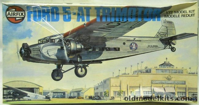 Airfix 1/72 Ford 5-AT Trimotor -  American Airlines - (5AT), 04009-9 plastic model kit