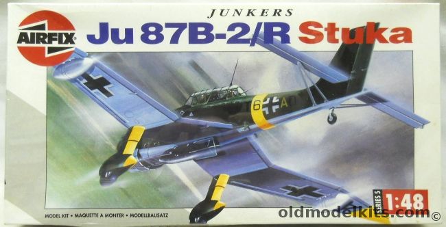 Airfix 1/72 Junkers Ju-87B/R Stuka - Luftwaffe III/ST G2 Russia September 1941 or B-2 1 ST G.3 North Africa Early 1942, 05100 plastic model kit