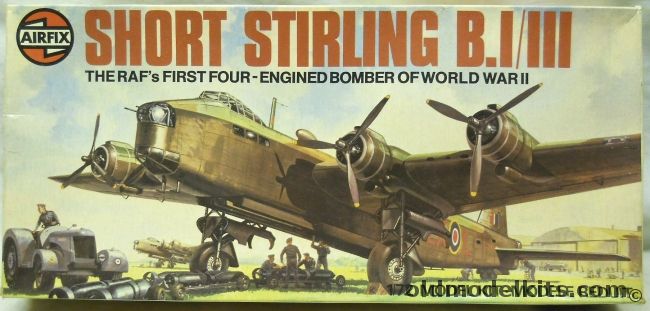 Airfix 1/72 Short Stirling B.I/III Heavy Bomber, 06002-4 plastic model kit