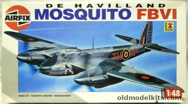 Airfix 1/48 DH Mosquito FB VI - 418 Sq (RCAF) 'City of Edmonton Sqn. Ldr. RA 'Bob' Kipp Middle Wallop August 1944 / 143 Sq Banff Strike Wing Early 1945, 07100 plastic model kit