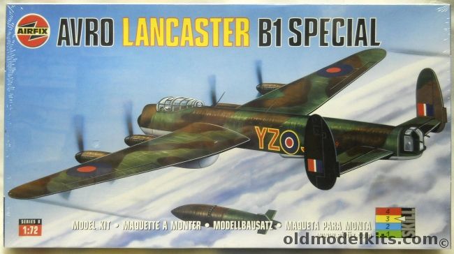 Airfix 1/72 Avro Lancaster B1 Special - With 22000 lb Grand Slam Bomb, 08006 plastic model kit