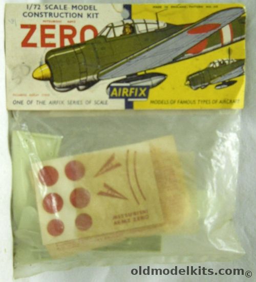 Airfix 1/72 Mitsubishi A6M2 Zero - Type Two Logo Bagged, 108 plastic model kit