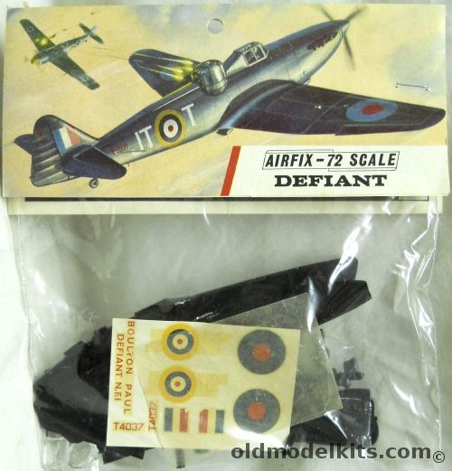 Airfix 1/72 Boulton Paul Defiant N.F.I - Bagged T3 Logo Issue, 111 plastic model kit