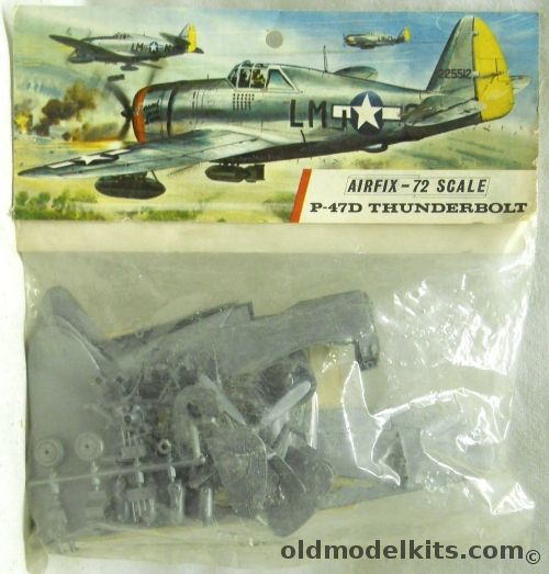 Airfix 1/72 P-47D Thunderbolt - T3 Bagged, 125 plastic model kit