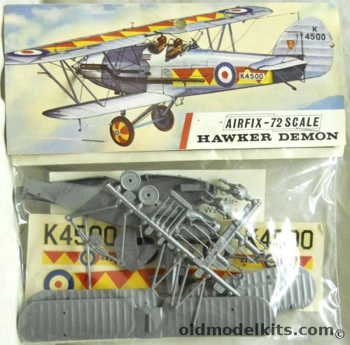 Airfix 1/72 Hawker Demon - Bagged T3 Logo Issue, 132 plastic model kit
