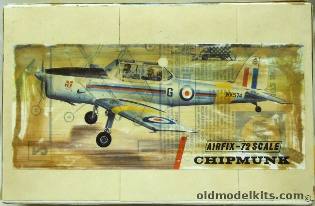 Airfix 1/72 THREE DeHavilland DHC-1 Chipmunk, 134 plastic model kit