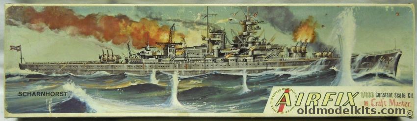 Airfix 1/600 Scharnhorst - German Battlecruiser - Craftmaster Issue, 1805-150 plastic model kit