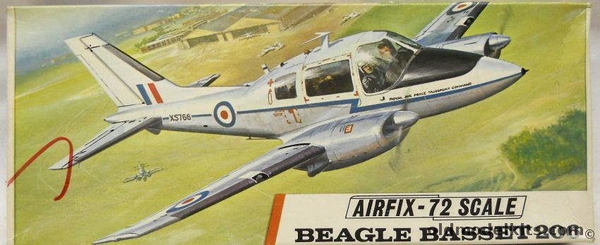 Airfix 1/72 Beagle Basset 206 - Type Three Issue, 255 plastic model kit