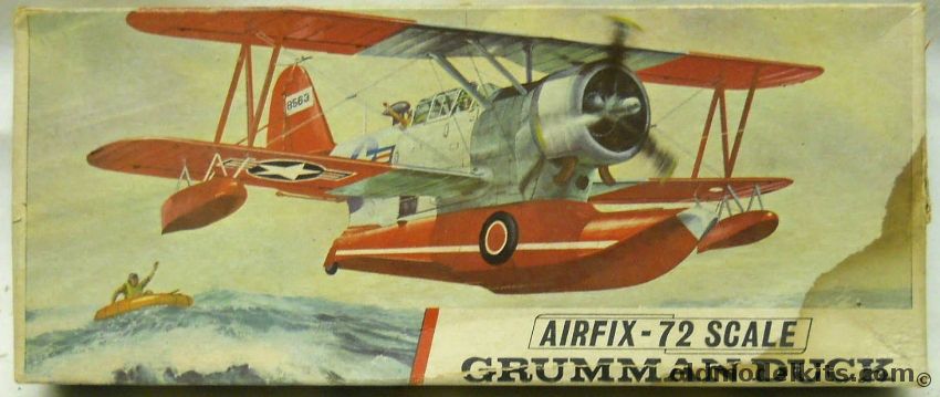 Airfix 1/72 Grumman J2F6 Duck - Wartime or Postwar Markings, 263 plastic model kit