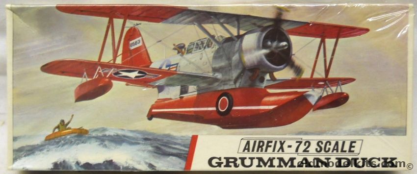 Airfix 1/72 Grumman J2F6 Duck - Wartime or Postwar Markings, 263 plastic model kit