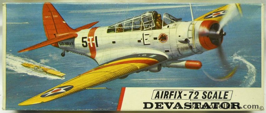 Airfix 1/72 Devastator TBD - Type Three Logo Issue, 264 plastic model kit