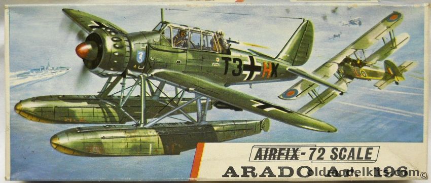 Airfix 1/72 Arado Ar-196 - Type Three Logo Issue, 299 plastic model kit