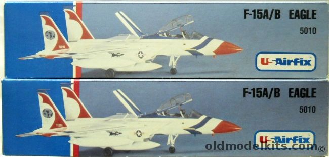 Airfix 1/72 FOUR F-15A or F-15B Two Seat Eagle, 5010 plastic model kit