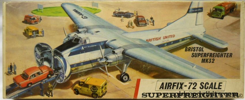 Airfix 1/72 Bristol Superfreighter, 582 plastic model kit