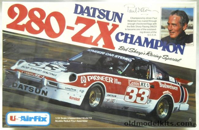 Airfix 1/24 Datsun 280-ZX - Bob Sharp Racing Special Driven By Paul Newman - 280ZX, 8150 plastic model kit