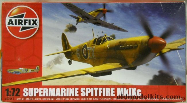 Airfix 1/72 Supermarine Spitfire MkIXc, A02065 plastic model kit