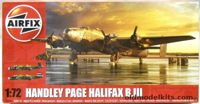 Airfix 1/72 Handley Page Halifax B.III, A06008A plastic model kit