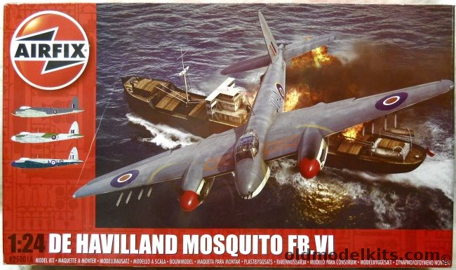 Airfix 1/24 De Havilland Mosquito FB.VI, A25001A plastic model kit