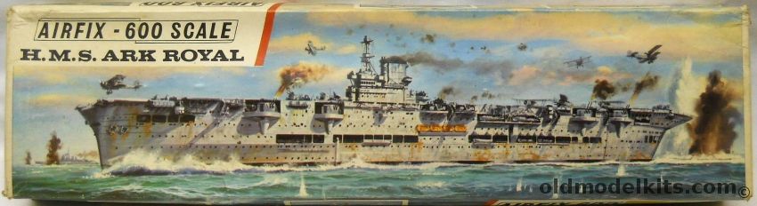 Airfix 1/600 HMS Ark Royal Aircraft Carrier, F408S plastic model kit