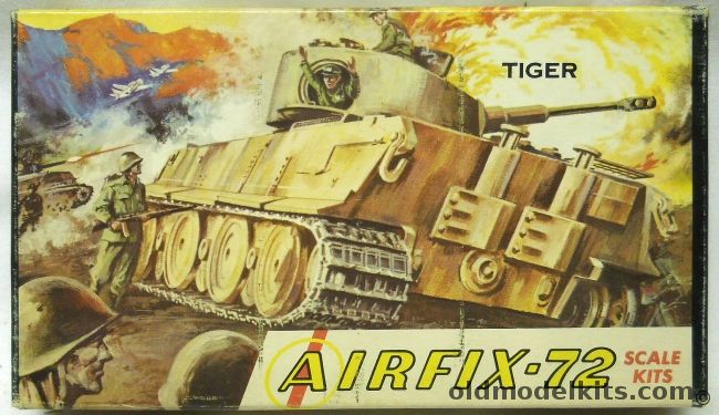 Airfix 1/76 German Tiger Tank - Craftmaster Issue, M8-49 plastic model kit