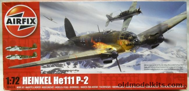 Airfix 1/72 Heinkel He-111 P-2 - (He111P-2), A06014 plastic model kit