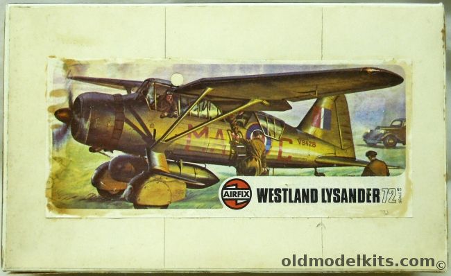 Airfix 1/72 TWO Westland Lysander plastic model kit