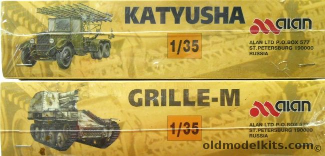 Alan 1/35 Katyusha and Grille-M, 008 plastic model kit