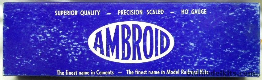 Ambroid 1/87 Open Platform Wooden 61' Baggage Car - Boston and Maine - HO Craftsman Kit, K-7 plastic model kit