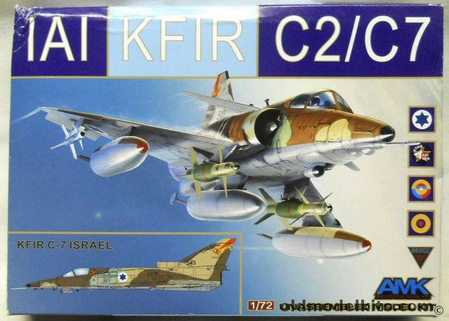 AMK 1/72 IAI Kfir C2 / C7 - (Kfir C-2 / C-7), 86002 plastic model kit