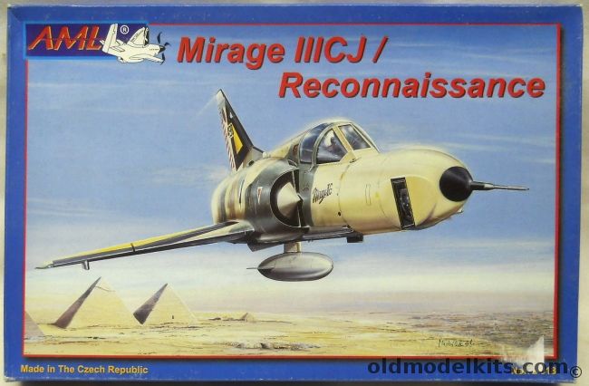 AML 1/72 Mirage III CJ / Reconnaissance - Isreali Air Force No.484 101 Tayset Chel Ha Avir / No.458 / No.498 / Argentina CEASO Tandil Buenos Aires Fuerza Aera Argentina 2000 - (Mirage IIICJ), 72-018 plastic model kit