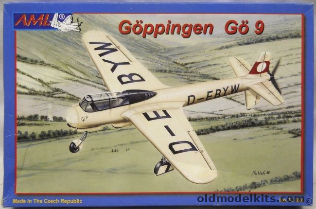 AML 1/72 Goppingen Go-9 - Technology Testbed Aircraft - (Do-335 / Go9), 72-024 plastic model kit