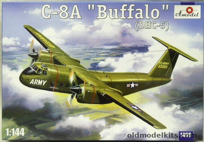 Amodel 1/144 C-8A Buffalo DHC-6 - USAF 1970s / South Vietnam Air Force 1970s, 1409 plastic model kit