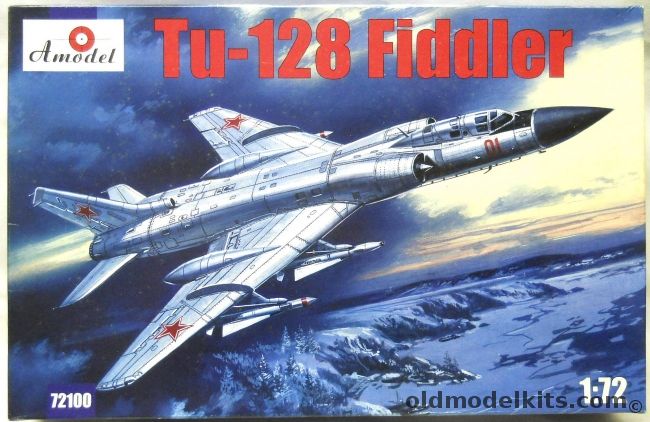 Amodel 1/72 Tu-128 Fiddler, 72100 plastic model kit