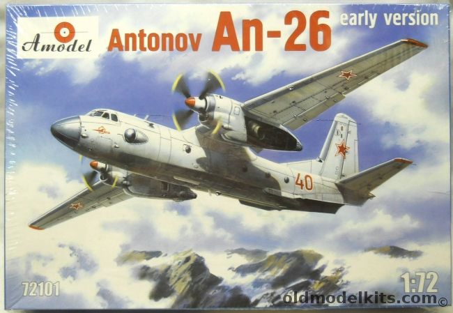 Amodel 1/72 Antonov An-26 Early Version, 72101 plastic model kit