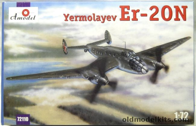 Amodel 1/72 Yermolayev Er-2ON - Er-2 ON Soviet Long Range Transport, 72110 plastic model kit