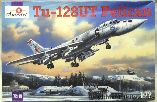 Amodel 1/72 Tu-128UT Pelican - (Fiddler Trainer), 72115 plastic model kit