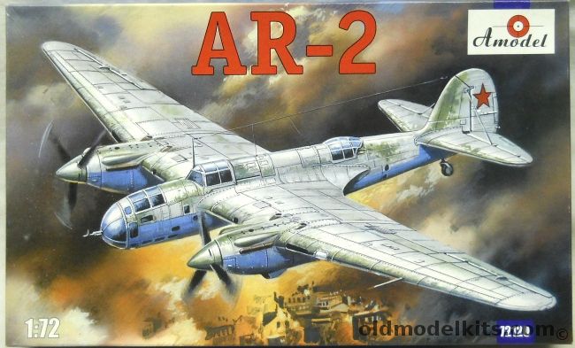 Amodel 1/72 Arkhangelsky Ar-2, 72120 plastic model kit