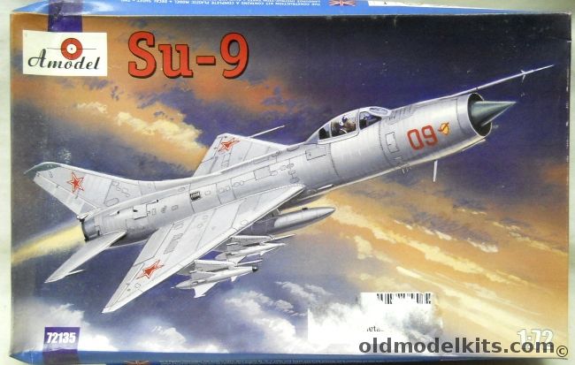 Amodel 1/72 Su-9 Fishpot, 72135 plastic model kit