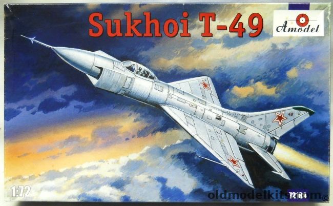 Amodel 1/72 Sukhoi T-49, 72184 plastic model kit