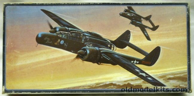 AMT-Frog 1/72 Northrop P-61B Black Widow - (ex Frog), A644-130 plastic model kit