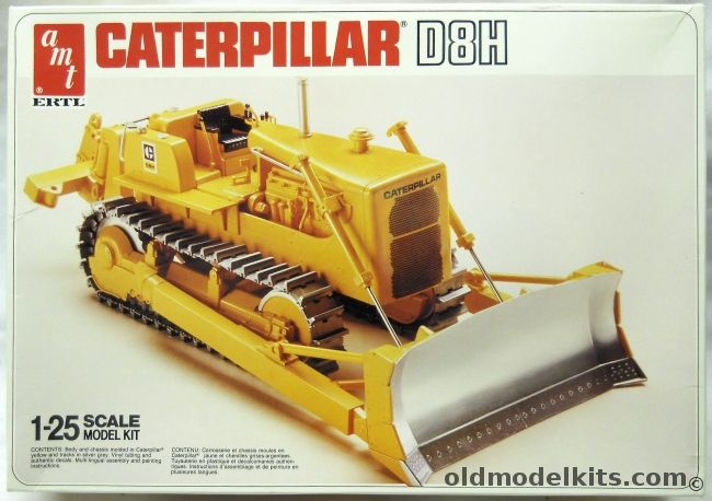 AMT 1/24 Caterpillar D8H Bulldozer, 6670-10D0 plastic model kit