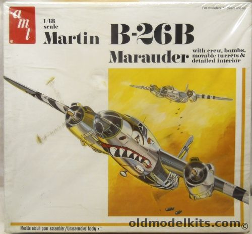AMT 1/48 Martin B-26B Marauder, 7002 plastic model kit
