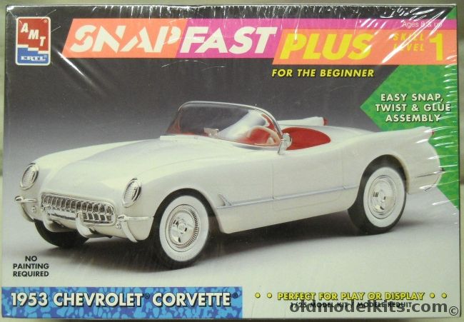 AMT 1/25 1953 Chevrolet Corvette, 8314 plastic model kit