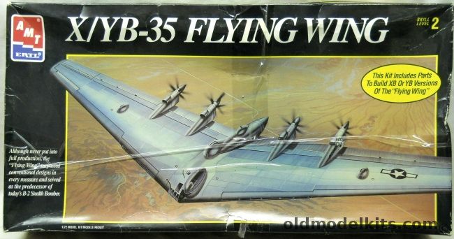 AMT 1/72 X/YB-35 Flying Wing - Builds The XB-35 Or YB-35, 8615 plastic model kit